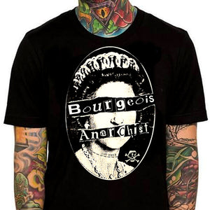 LIMITED EDITION Bourgeois Anarchist Black mens t shirt