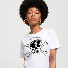 Load image into Gallery viewer, Limited Edition Signature Series Skull White womens t shirt
