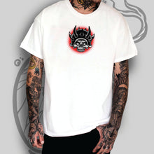 Load image into Gallery viewer, Space Punks # 5 Dokuro Biker white tultex mens t shirt
