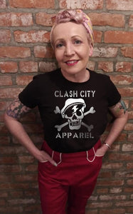 Clash City Apparel  Biker Skull